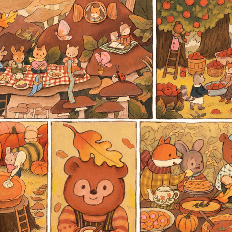 Art Puzzle: Golden Forest by Luosha - SOONNESS
