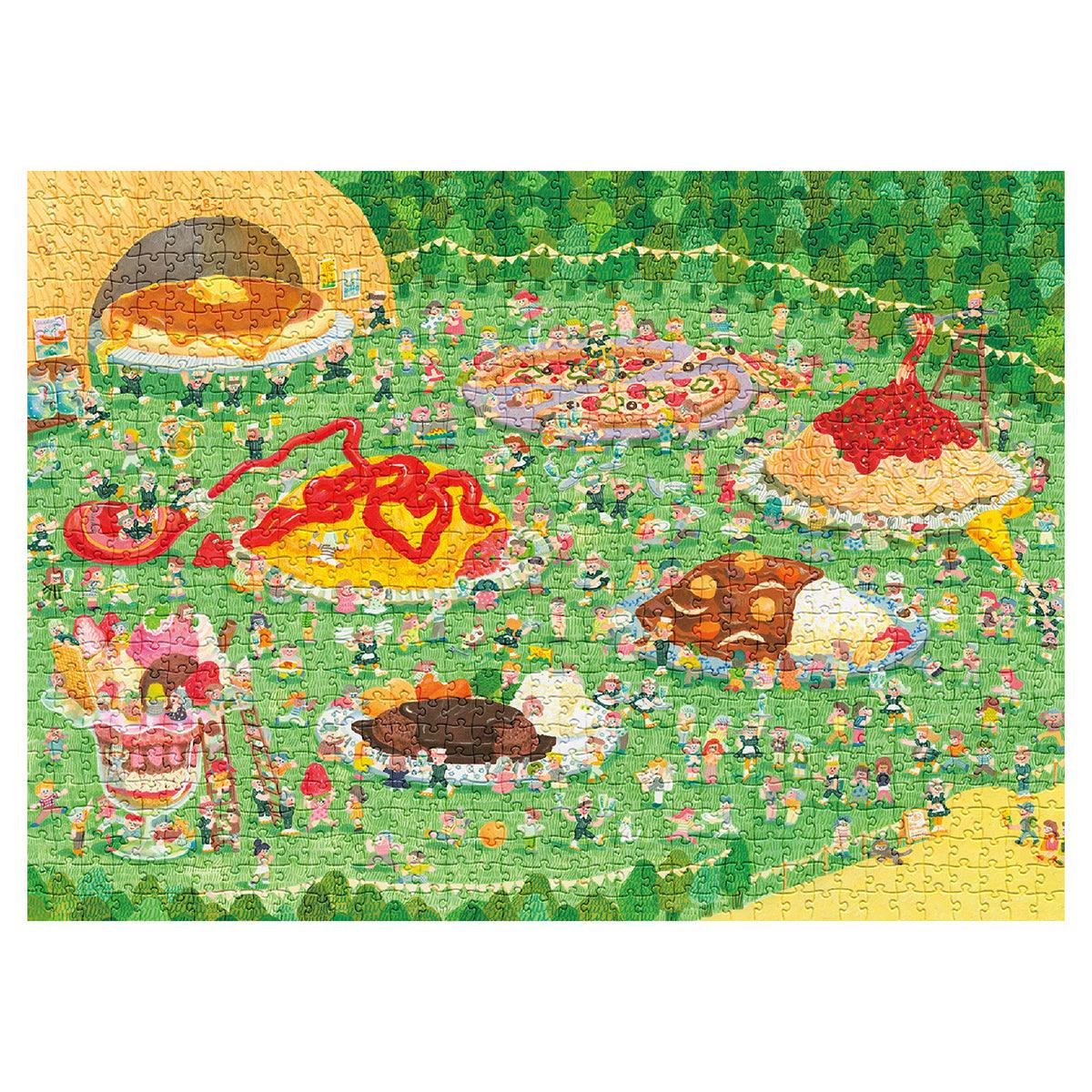 SOONNESS 1000 piece art puzzle big restaurant by illustrator itoi yuki
