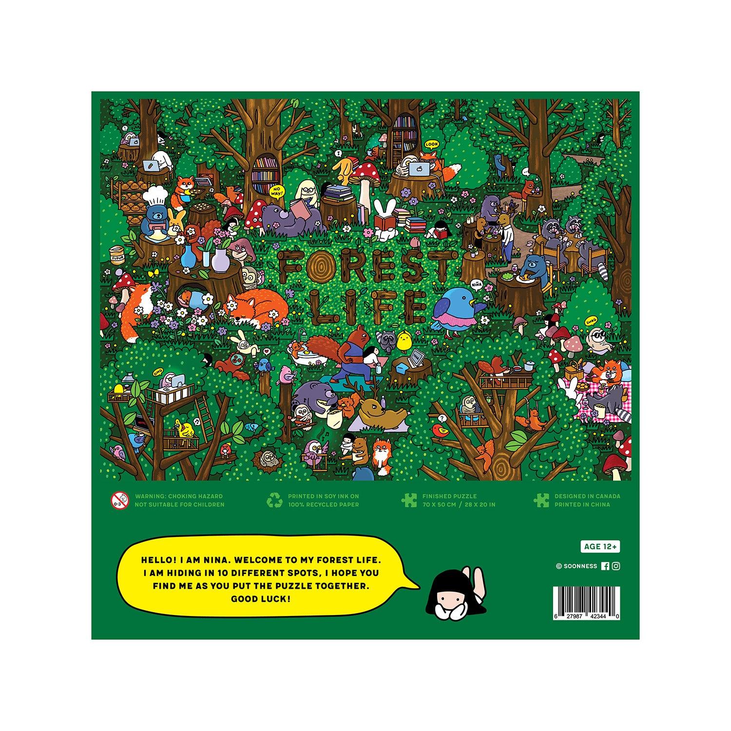 SOONNESS 1000 piece puzzle Forest Life