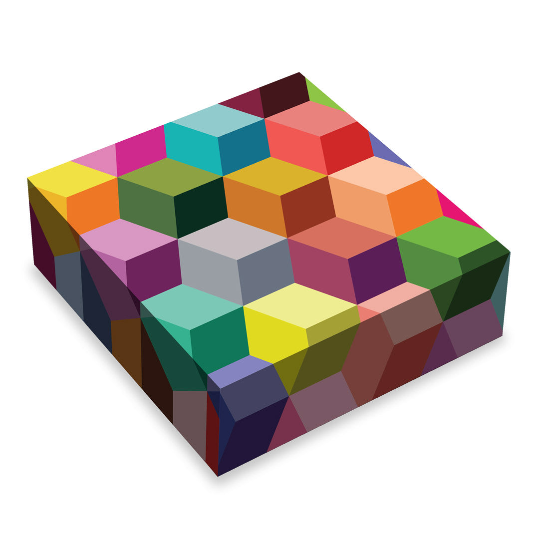 Color Therapy Puzzle: Cubes by Soon Cho - SOONNESS