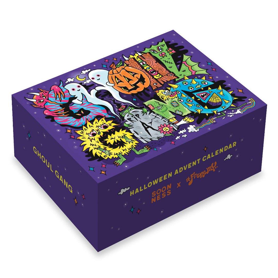 SOONNESS Ghoul Gang Halloween Advent Calendar Mini Jigsaw Puzzles Frenemy art