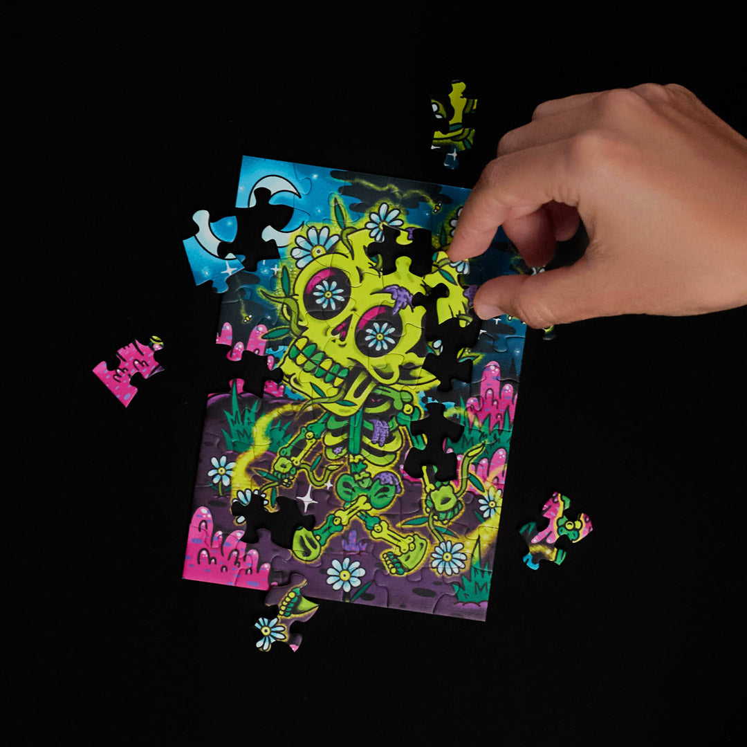 SOONNESS Ghoul Gang Halloween Advent Calendar Mini Jigsaw Puzzles Frenemy art
