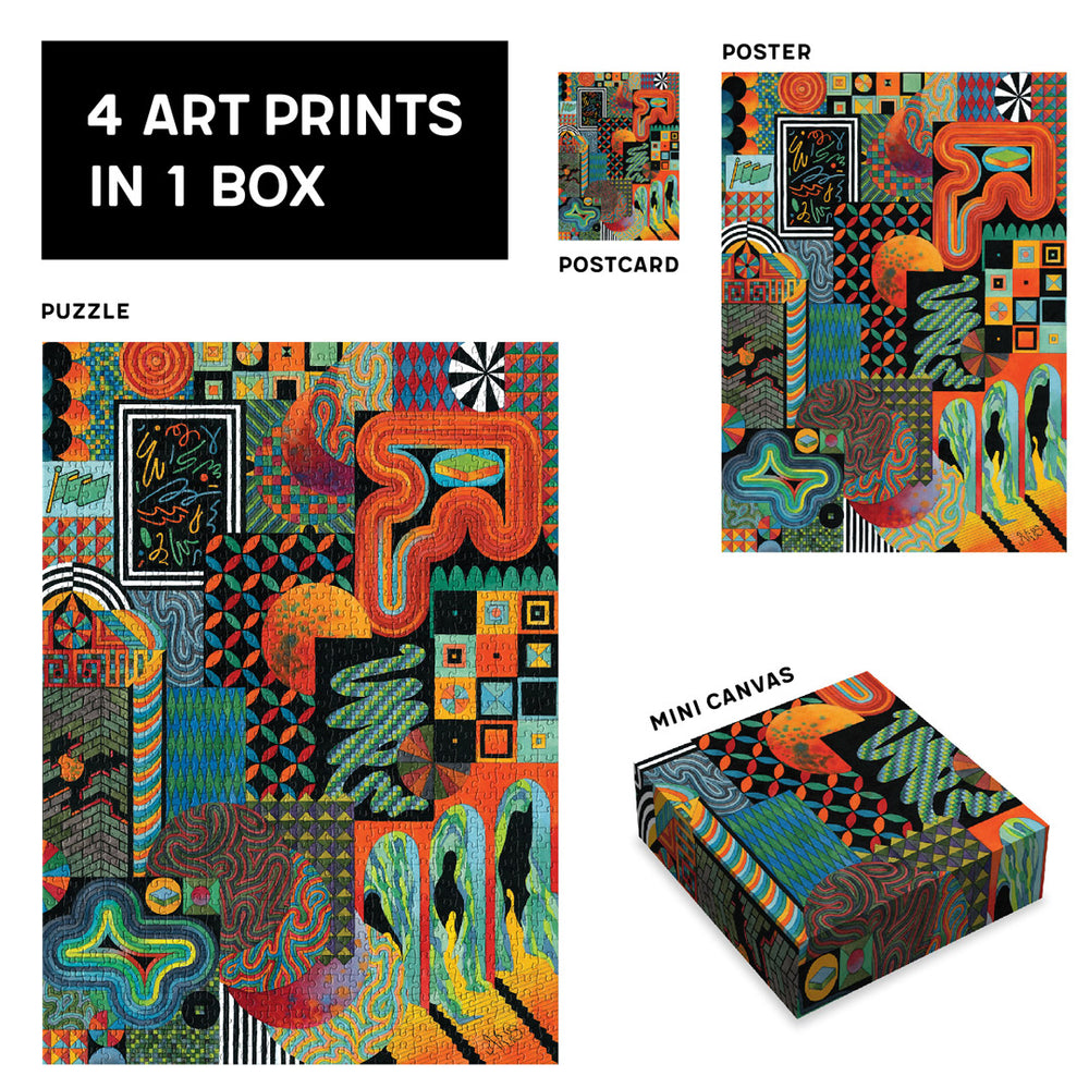 Art Puzzle: Lead Shot Stars by Jacob Van Loon - SOONNESS