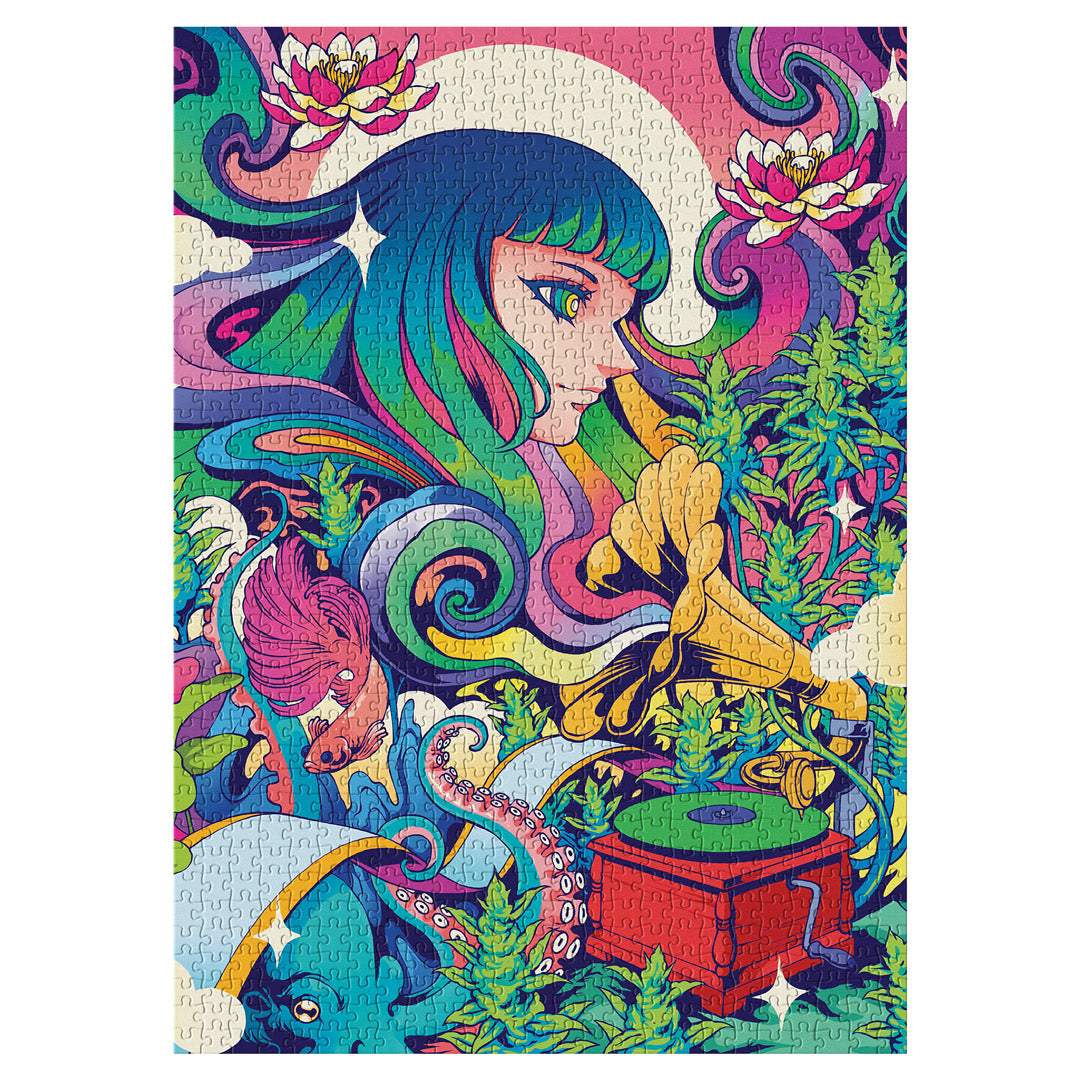 SOONNESS 1000 piece puzzle Flowing Benangbaja digital art anime illustration