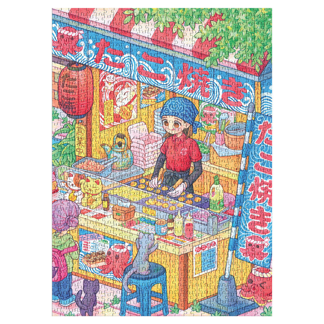 SOONNESS 1000 piece puzzle Rowon shop series bundle takoyaki