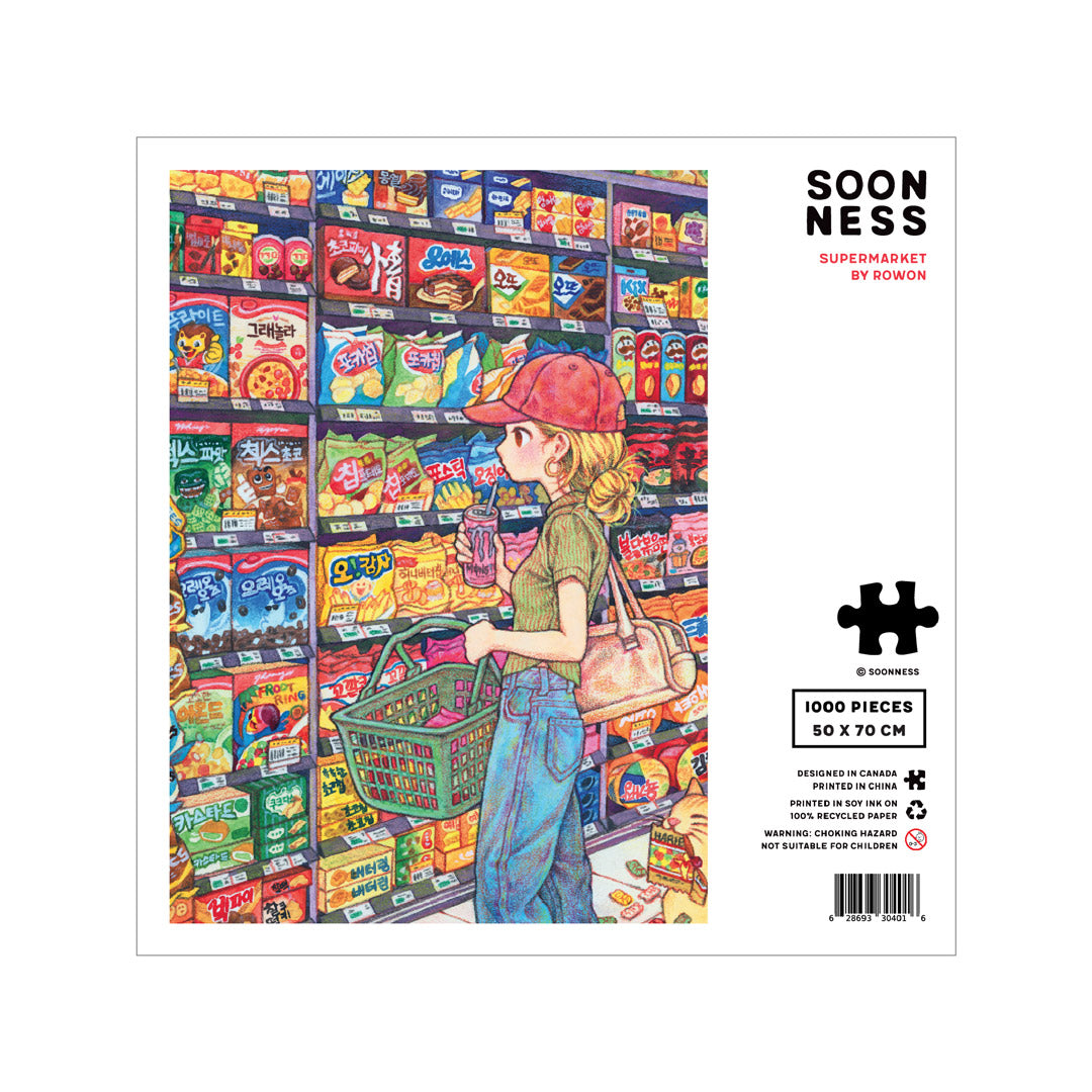 SOONNESS 1000 piece puzzle Supermarket by Rowon Art