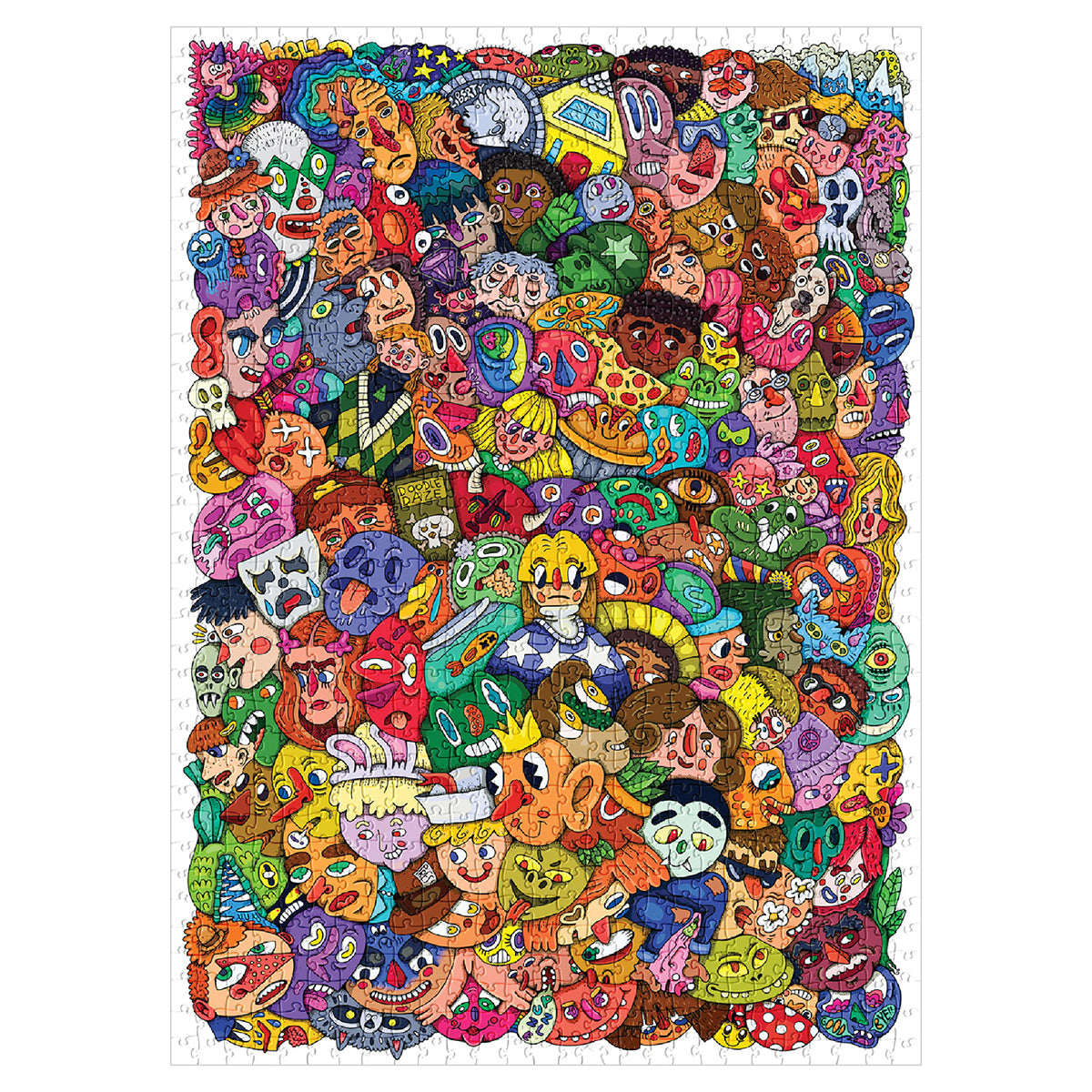 SOONNESS critter bundle cartoon illustration 1000 piece puzzle doodle hayley patterson halloween
