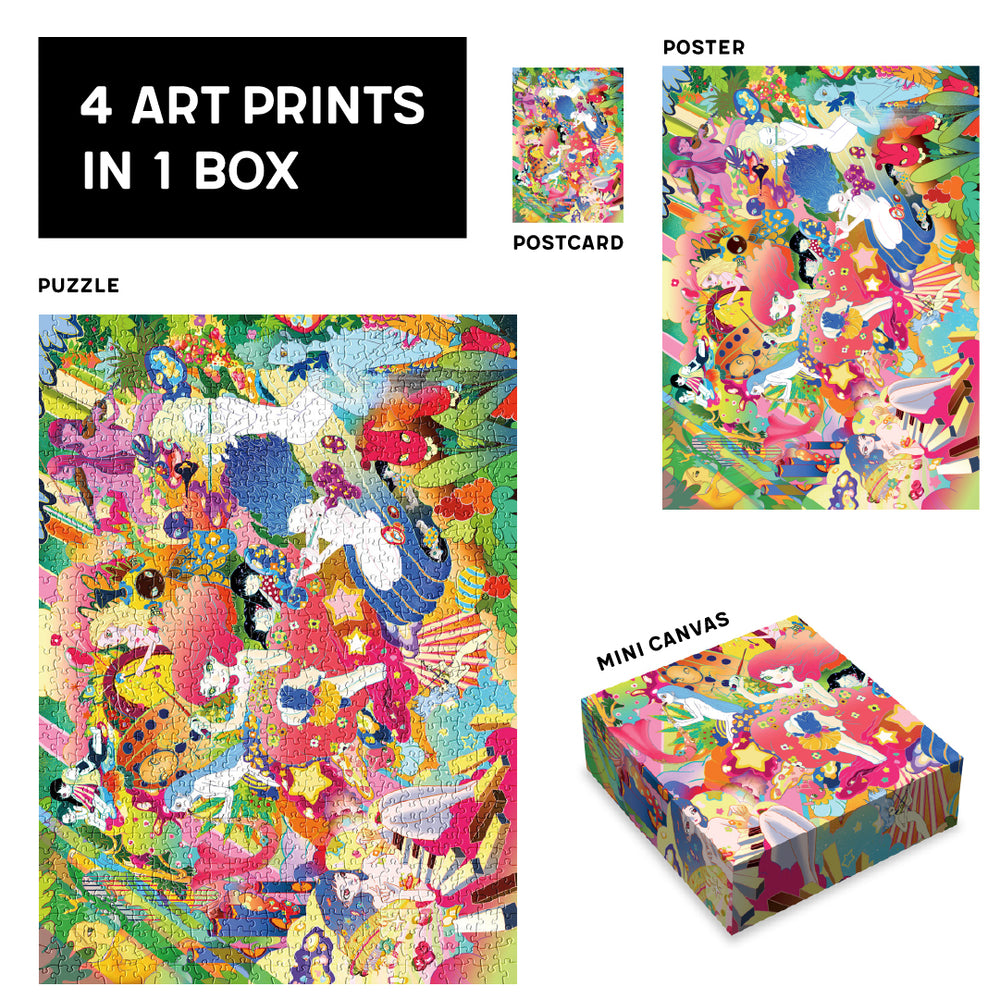 絵画 jump in to spring Art Puzzle: Spring Prelude by Nolawon - SOONNESS