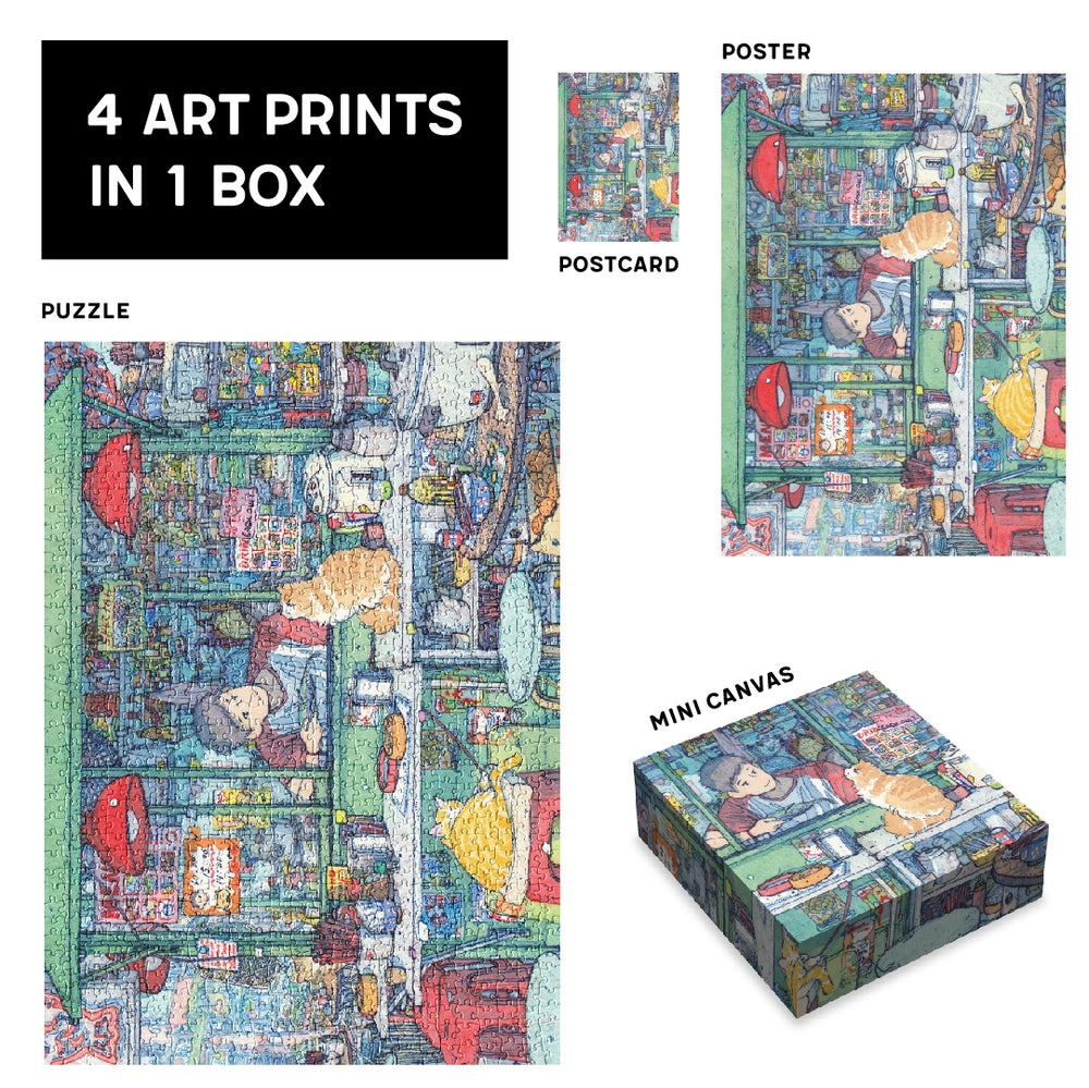 Art Puzzle: Cat Hours by Rain Szeto - SOONNESS