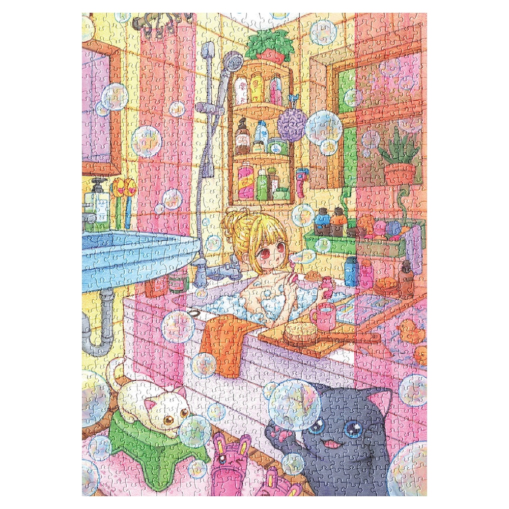 絵画 Bubble Bath Art Puzzle: Bubble Bath by Rowon - SOONNESS