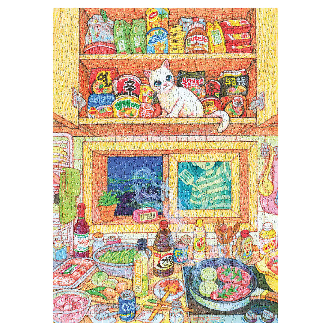 SOONNESS 1000 piece puzzle rowon art dinner time illustration