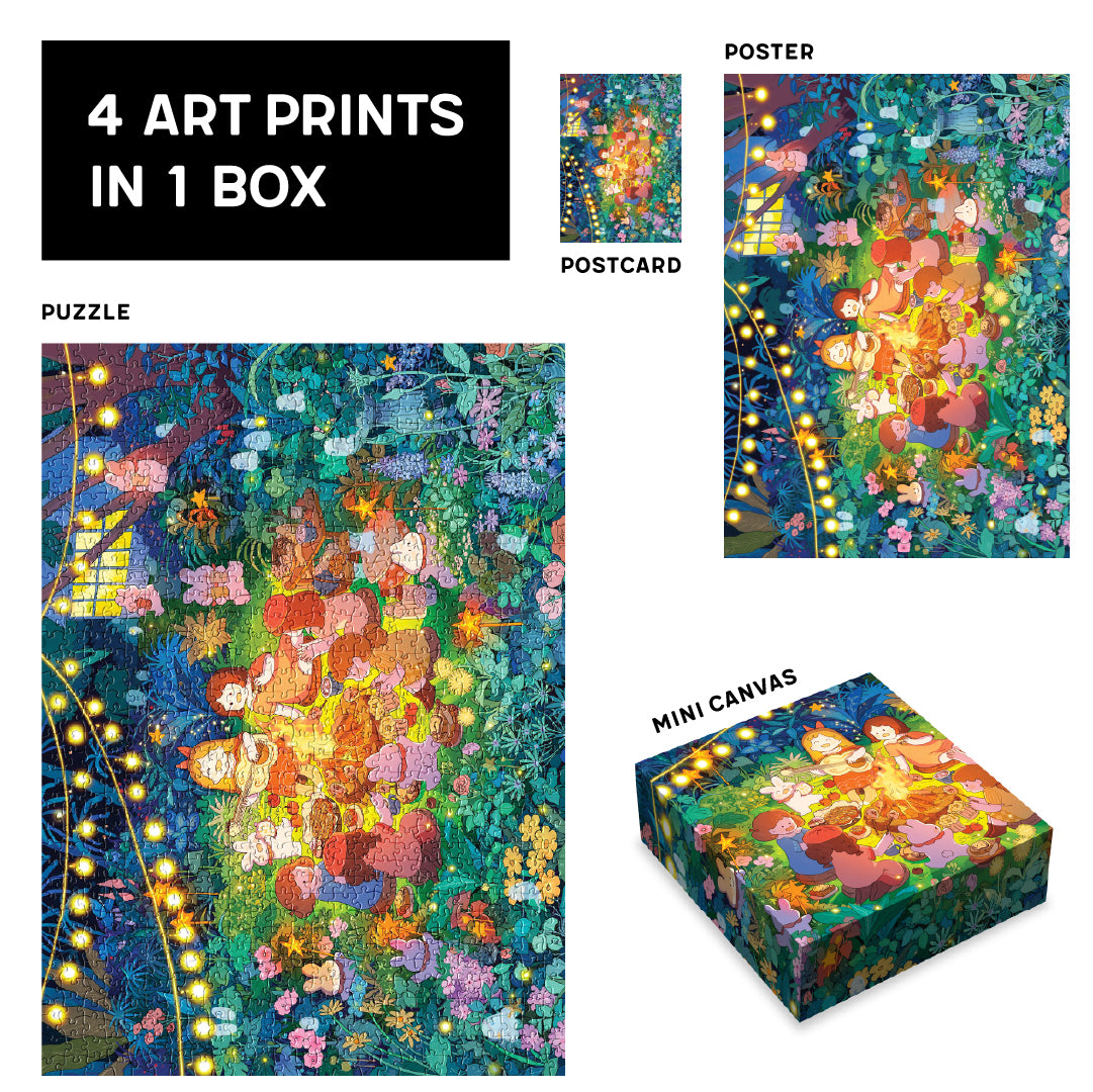 Art Puzzle: Summer Night by Xia Qi Jiang - SOONNESS