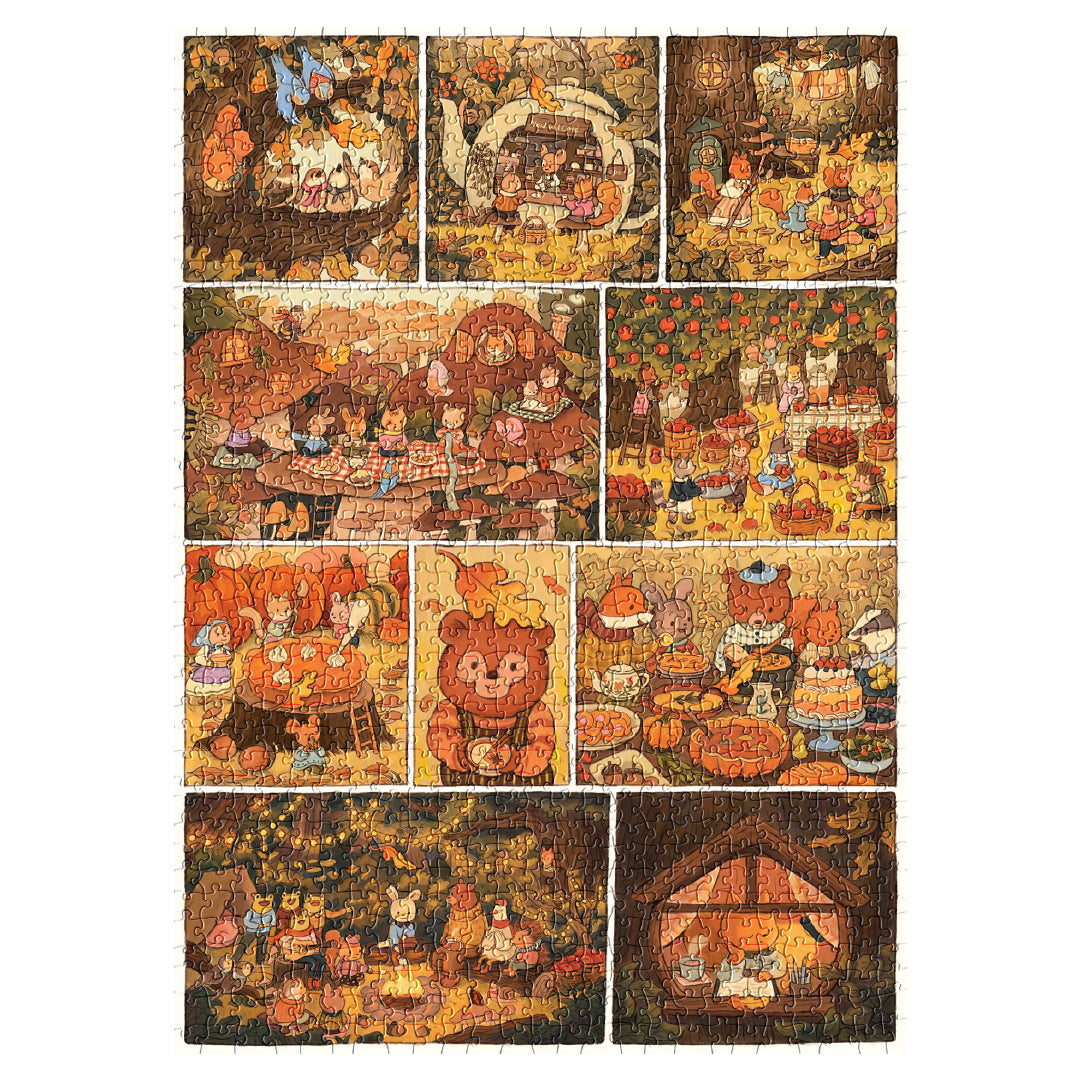 Art Puzzle: Golden Forest by Luosha - SOONNESS