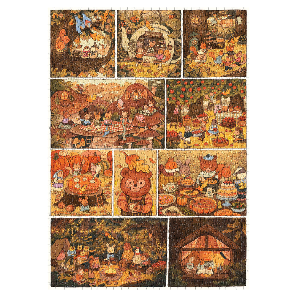 Art Puzzle: Golden Forest by Luosha - SOONNESS