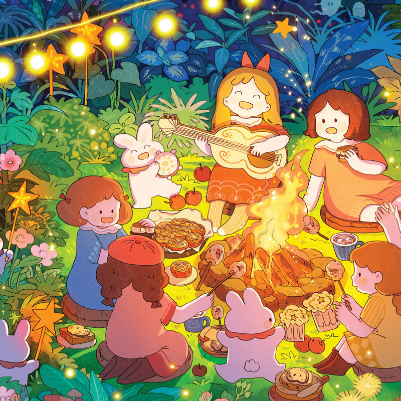 Art Puzzle: Summer Night by Xia Qi Jiang - SOONNESS