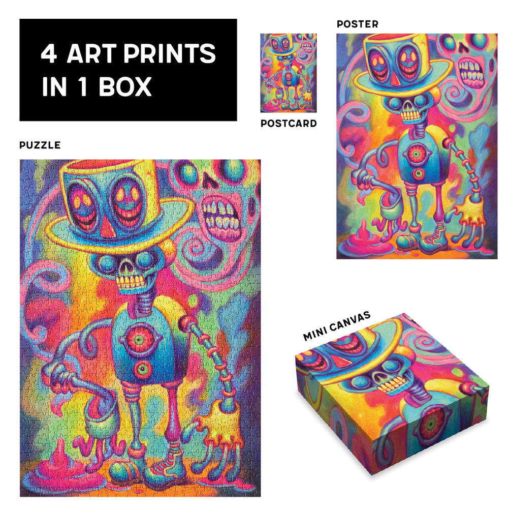 Art Puzzle: Laughing Hat by Masanori Sato - SOONNESS