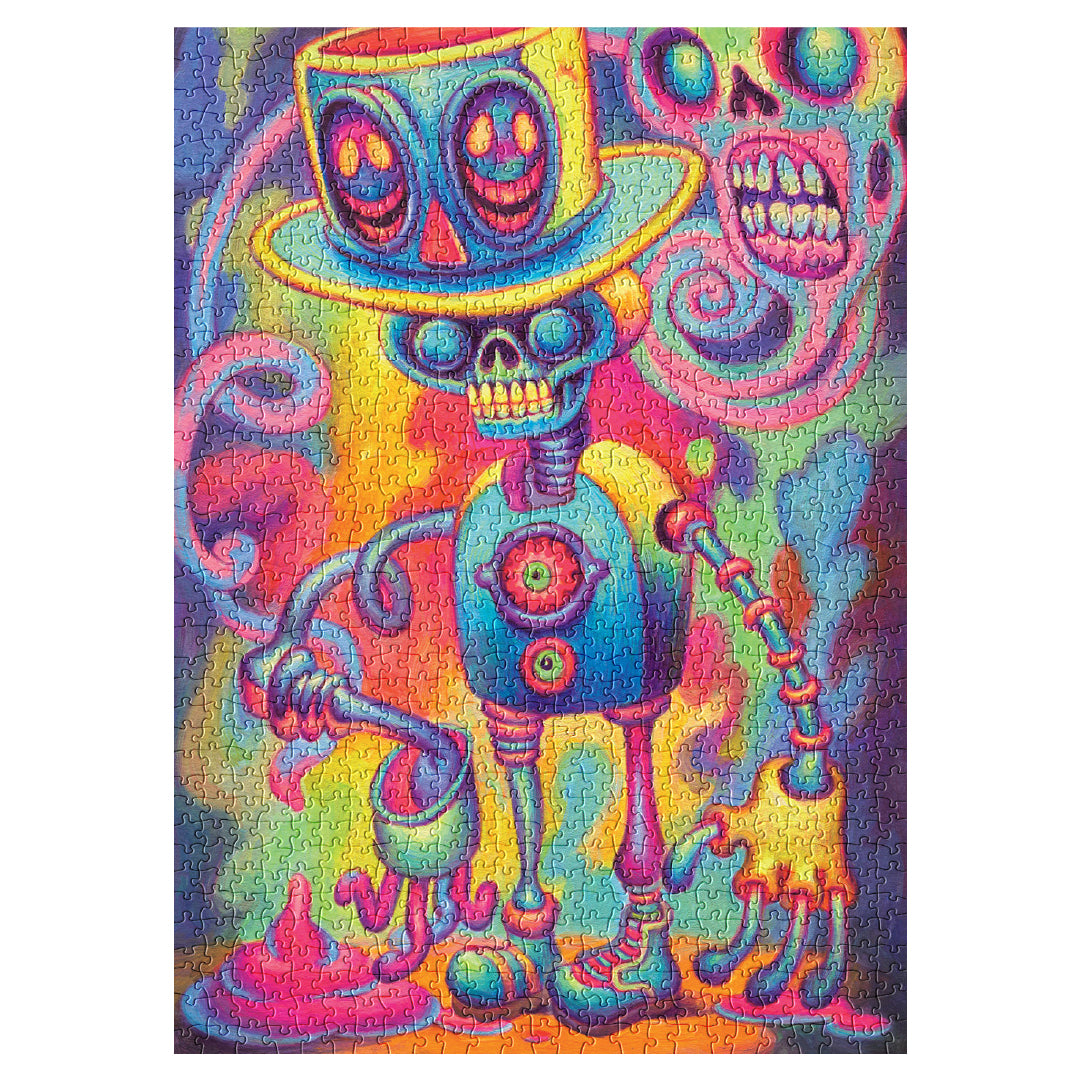 SOONNESS 1000 piece puzzle masanori sato laughing hat halloween art