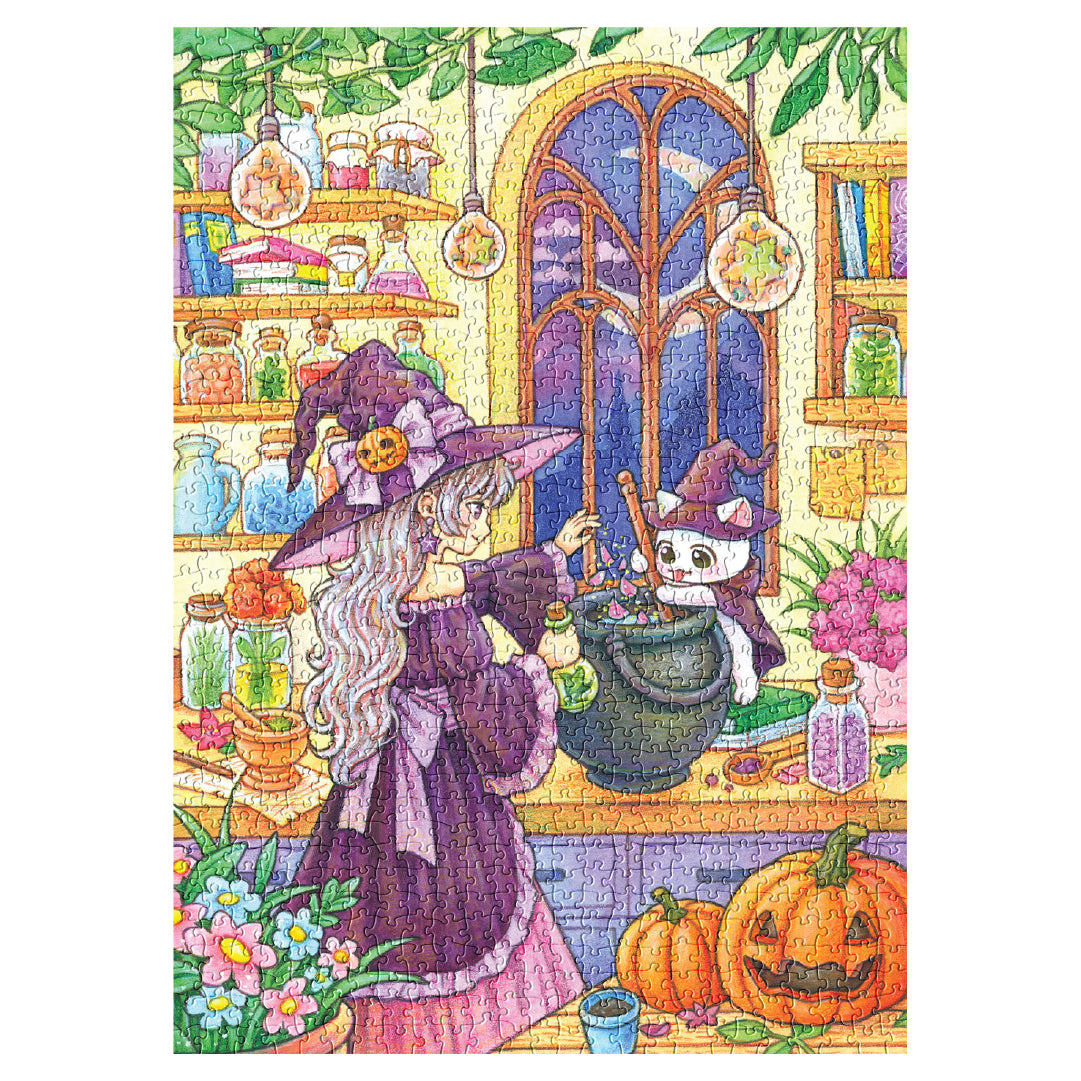 SOONNESS 1000 piece puzzle Herb Shop Rowon art Halloween witch Kawaii