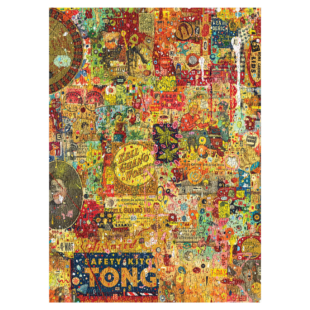 SOONNESS 1000 piece puzzle for adults New World Colin Johnson collage artwork abstract