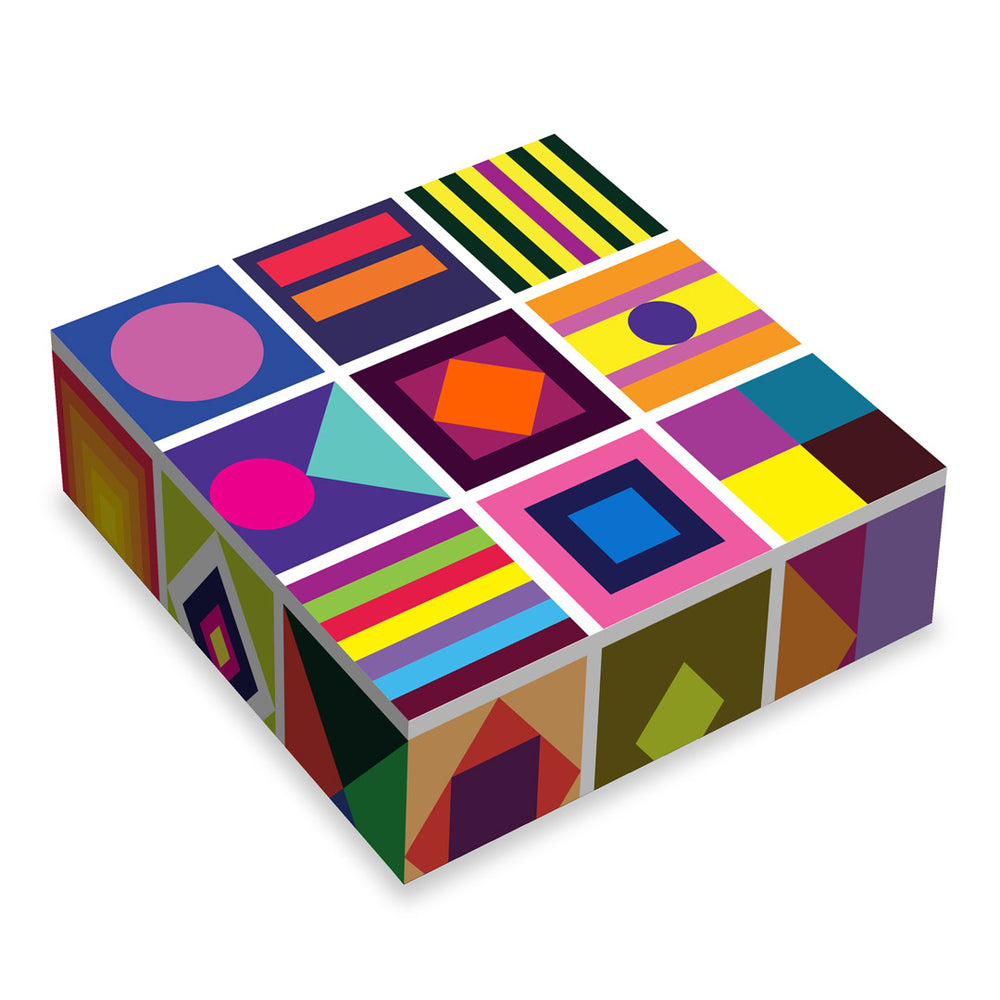 絵画 stuffed square Quilt 1000-Piece Abstract Art Puzzle by Soon Cho | SOONNESS