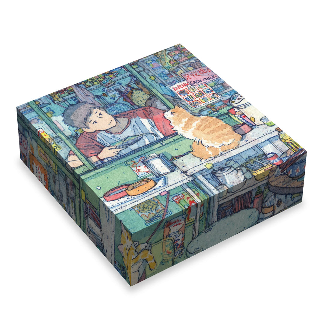 SOONNESS 1000 piece puzzle rain szeto cat hours