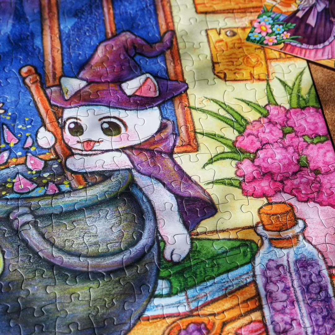 SOONNESS 1000 piece puzzle Herb Shop Rowon art Halloween witch Kawaii