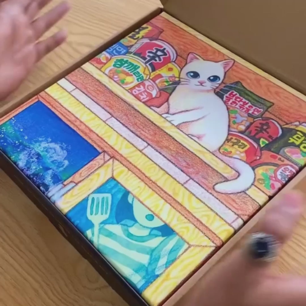 SOONNESS 1000 piece puzzle rowon art dinner time illustration