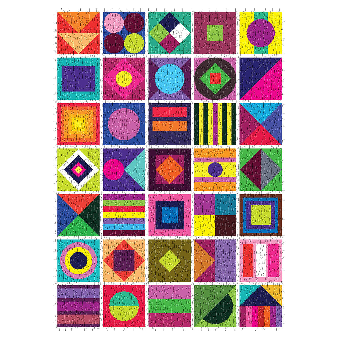 SOONNESS 1000 piece puzzle Color Therapy Bundle Quilt