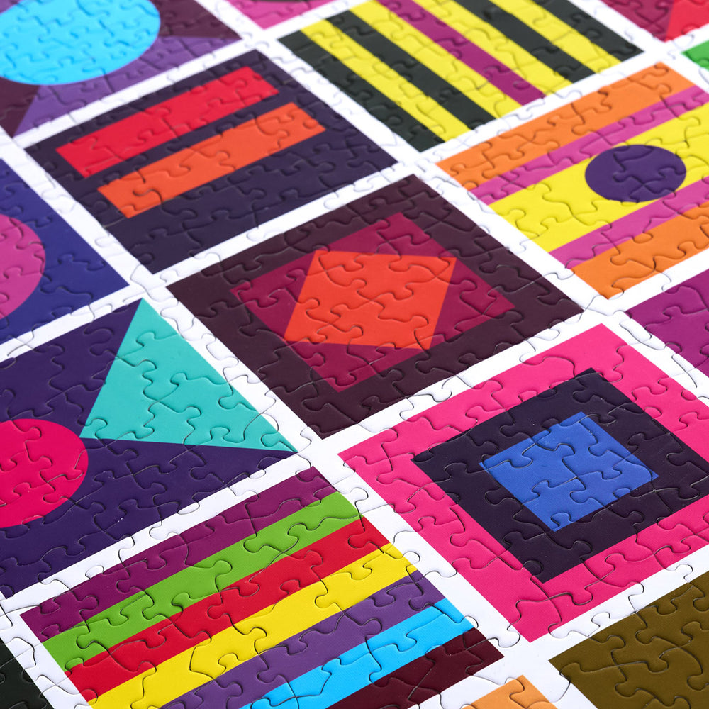 Quilt 1000-Piece Abstract Art Puzzle by Soon Cho | SOONNESS