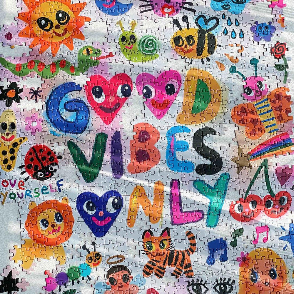 Art Puzzle: Good Vibes Only by iscreamcolour - SOONNESS