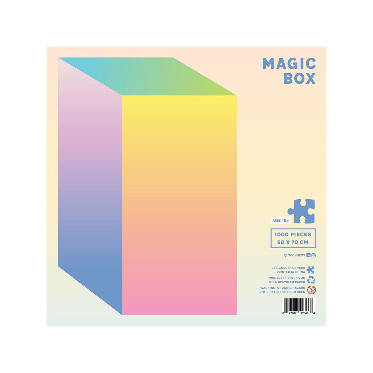 SOONNESS 1000 piece gradient puzzle magic box