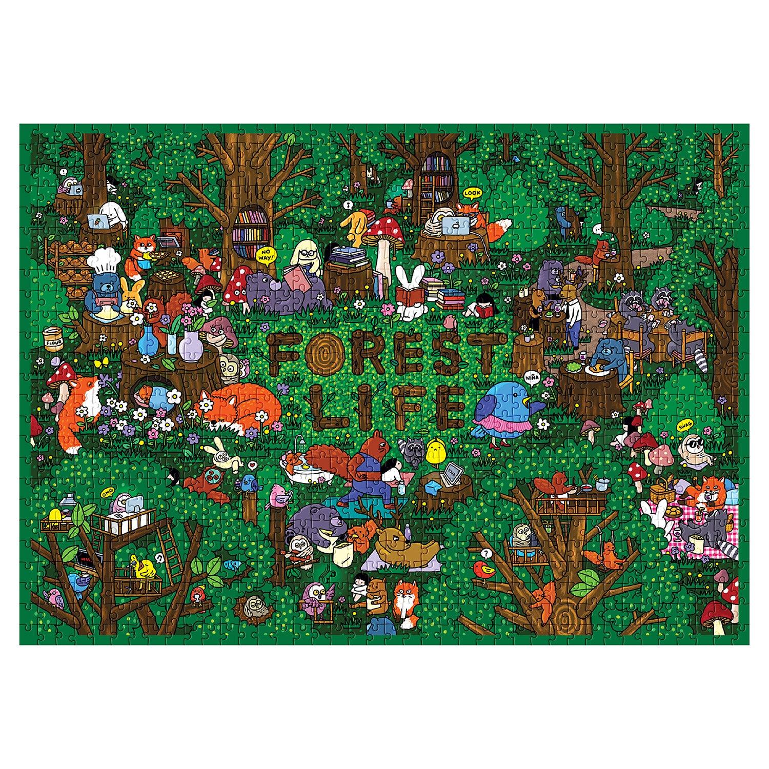SOONNESS 1000 piece puzzle Forest Life by Soon Cho
