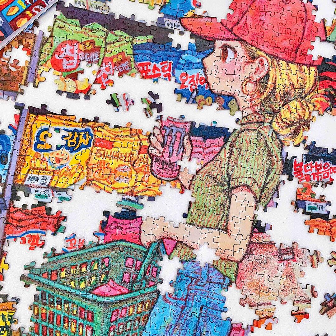 SOONNESS 1000 piece puzzle Supermarket by Rowon Art
